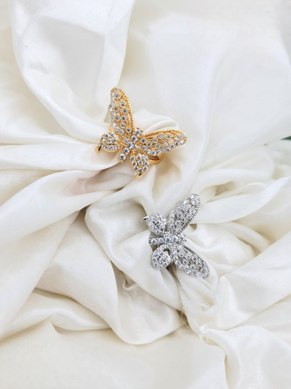 Cute Butterfly Zircon Finger Ring, Eternity Wedding Jewellery, Fashion Simple Zircon Ring, Butterfly Design Finger Ring Cute Butterfly Zircon Finger Ring, Eternity Wedding Jewellery, Fashion Simple Zircon Ring, Butterfly Design Finger Ring